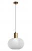 PAPEL Pleated Translucent Dome Glass Pendant